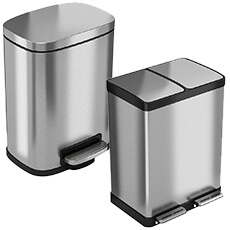 Step-On Trash Cans